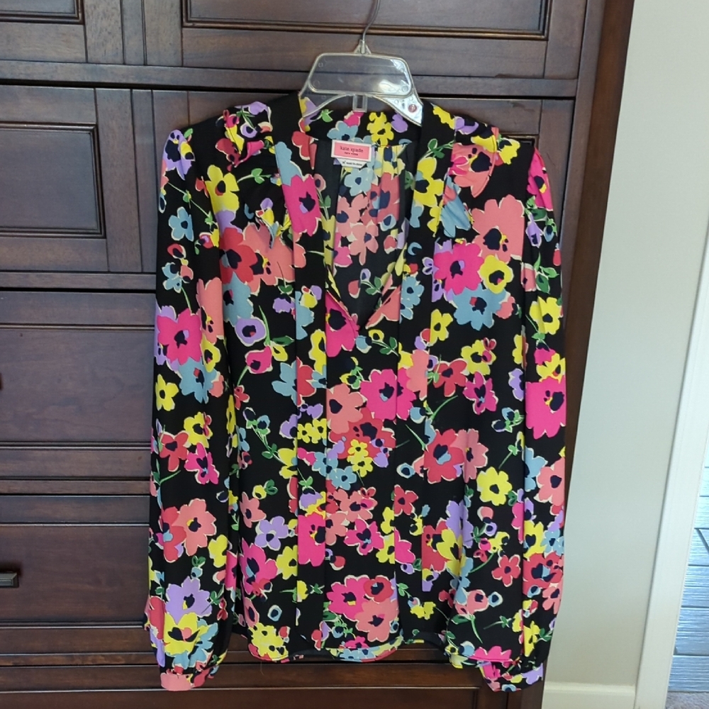 Kate Spade Multicolor Floral Blouse